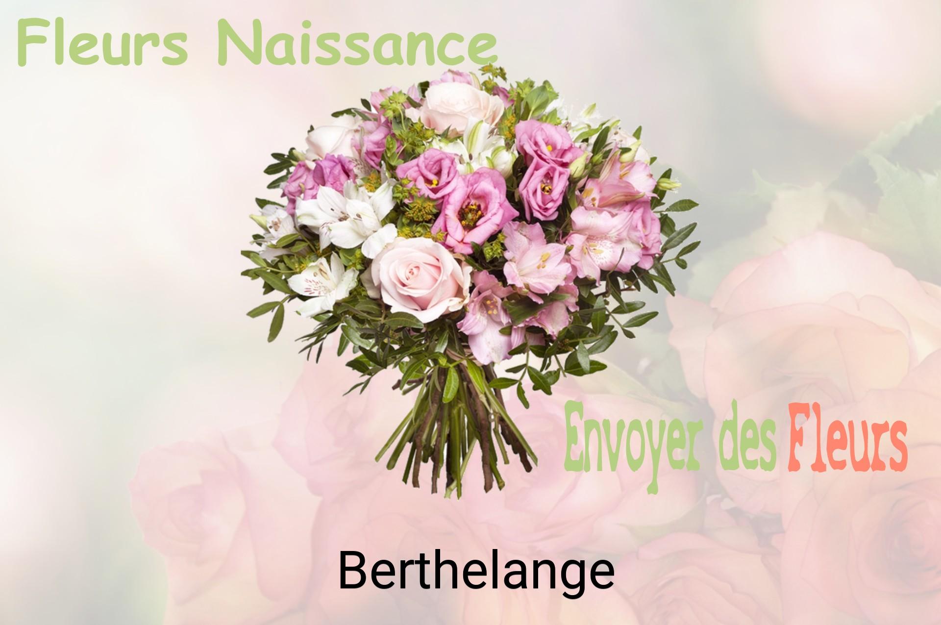 Bouquet de fleurs de naissance livré à Berthelange